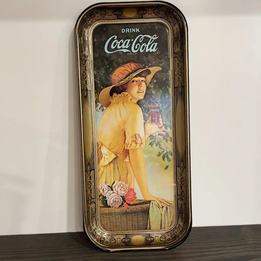 Vintage Coca Cola Metal Advertising Tray